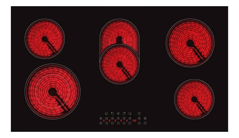 Cooktop Vitrocerâmico Life 5 Zonas 90cm 220-240v Touch