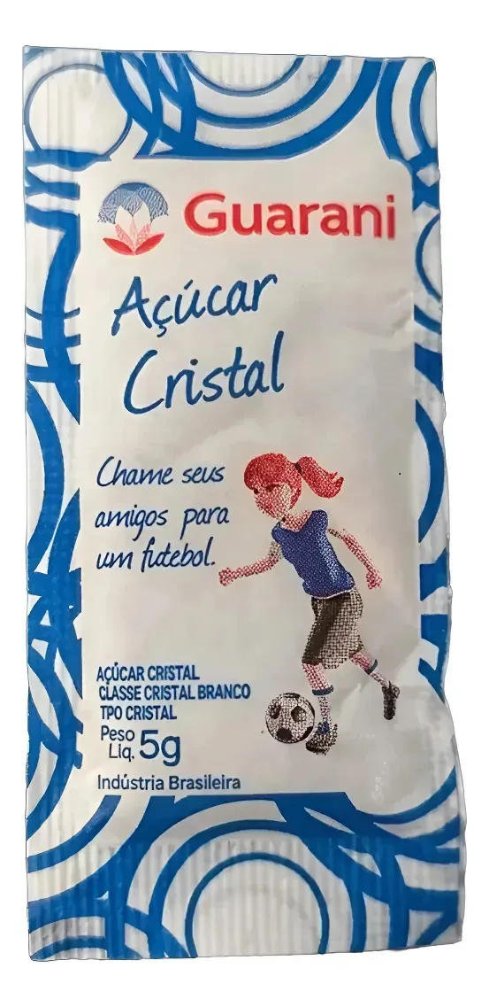 Açúcar cristal Guarani en pacote