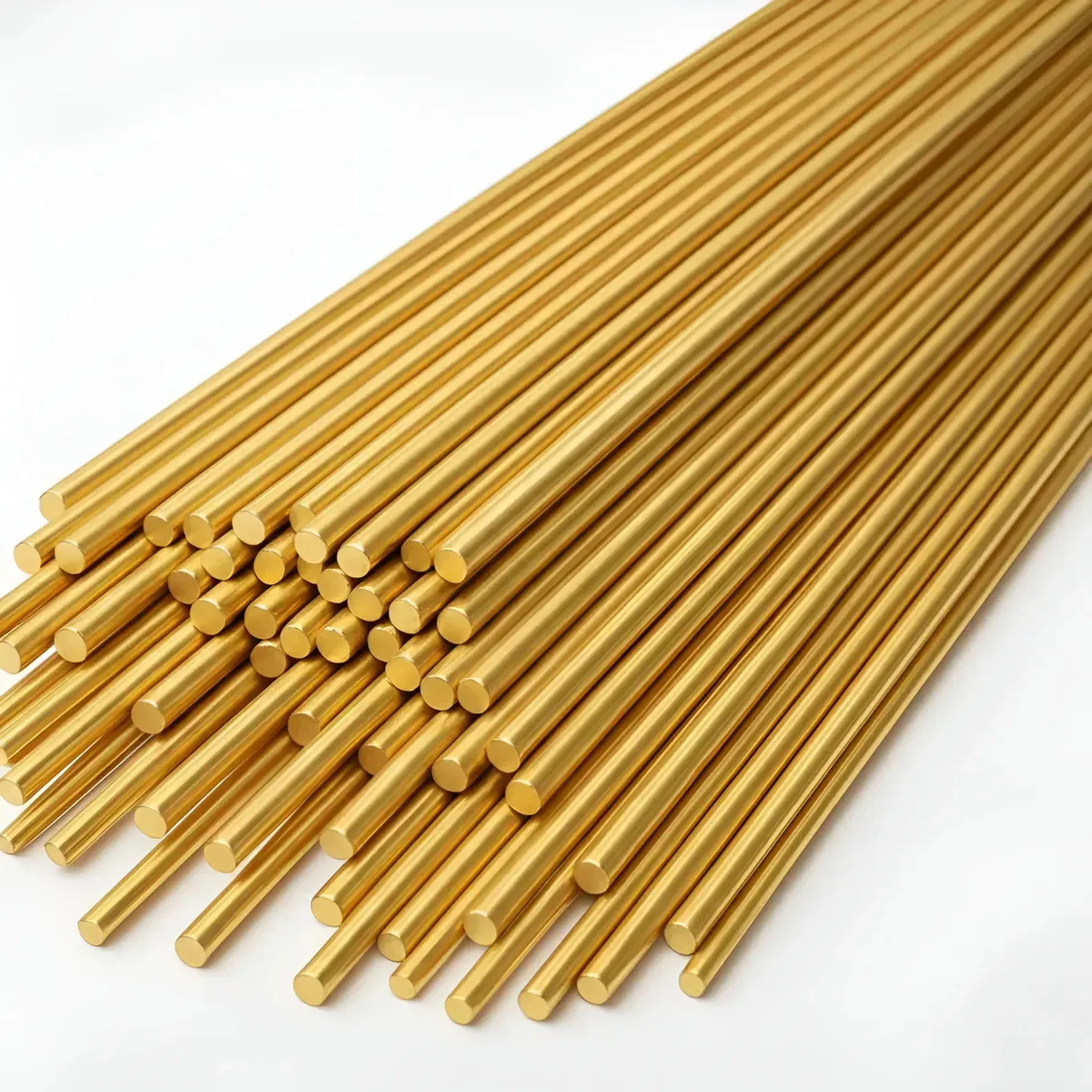 3 Pinos Varetas Latão 6mm X 50cm Comp Cutelaria Artesanato Dourado