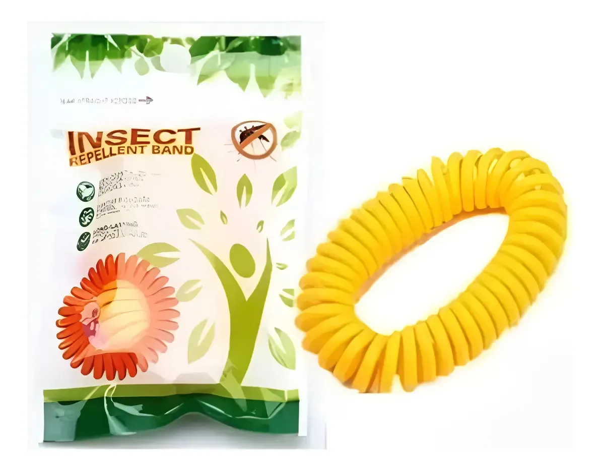 Pulseira Repelete Infantil Amarela
