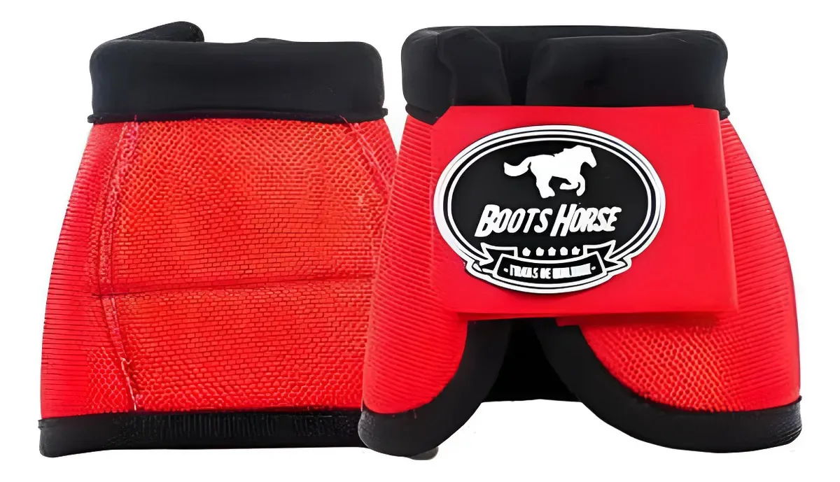 Cloche Color Vermelho Boots Horse Tamanho M