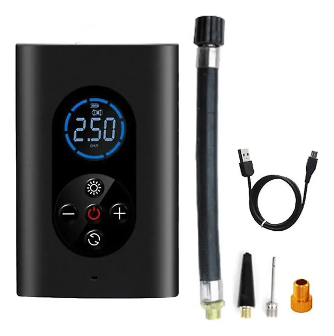 Calibrador Digital Portátil Para Encher Pneus De Moto
