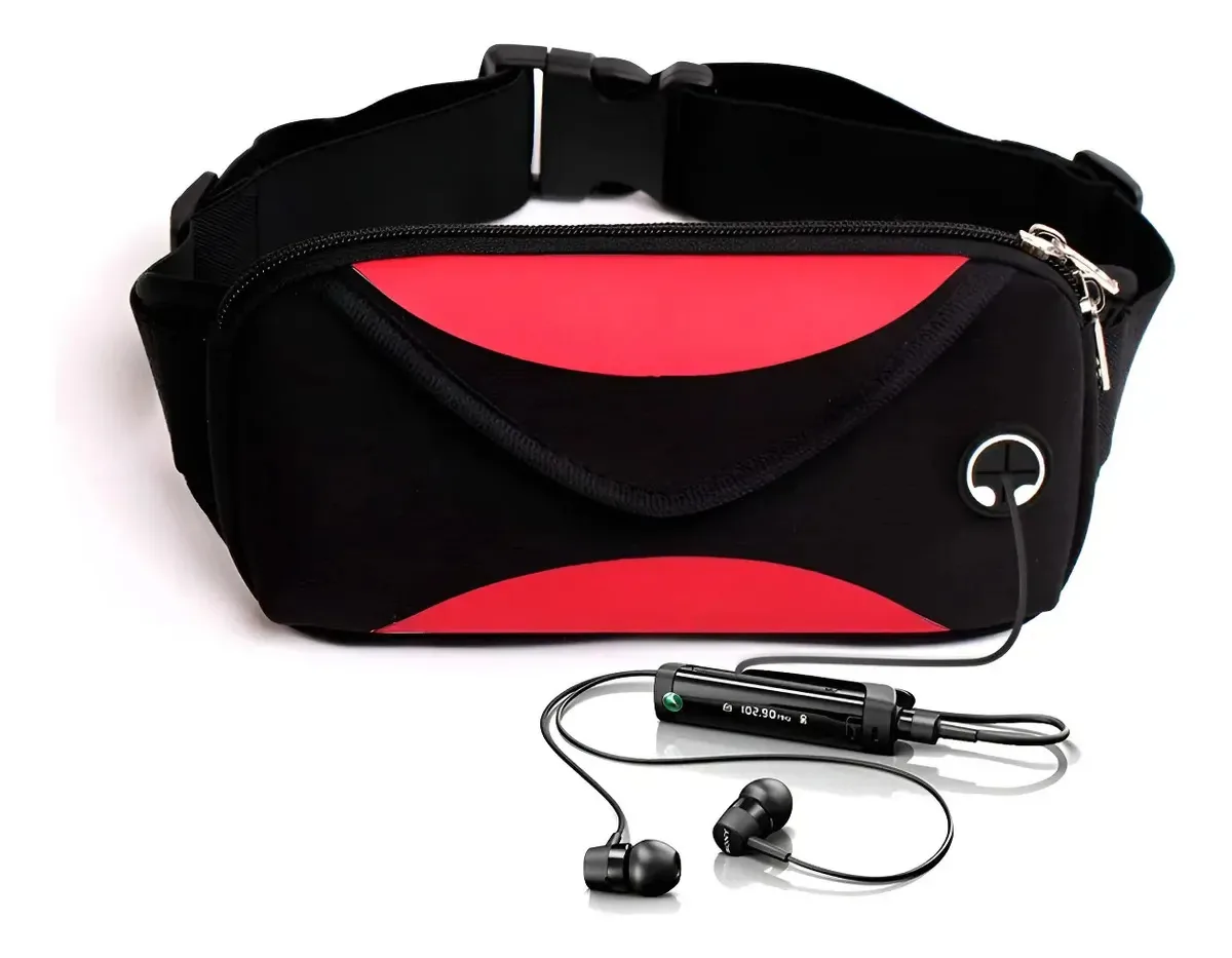 Bolsa De Cintura Esportiva Para Motoboy Motoqueiro Trilha