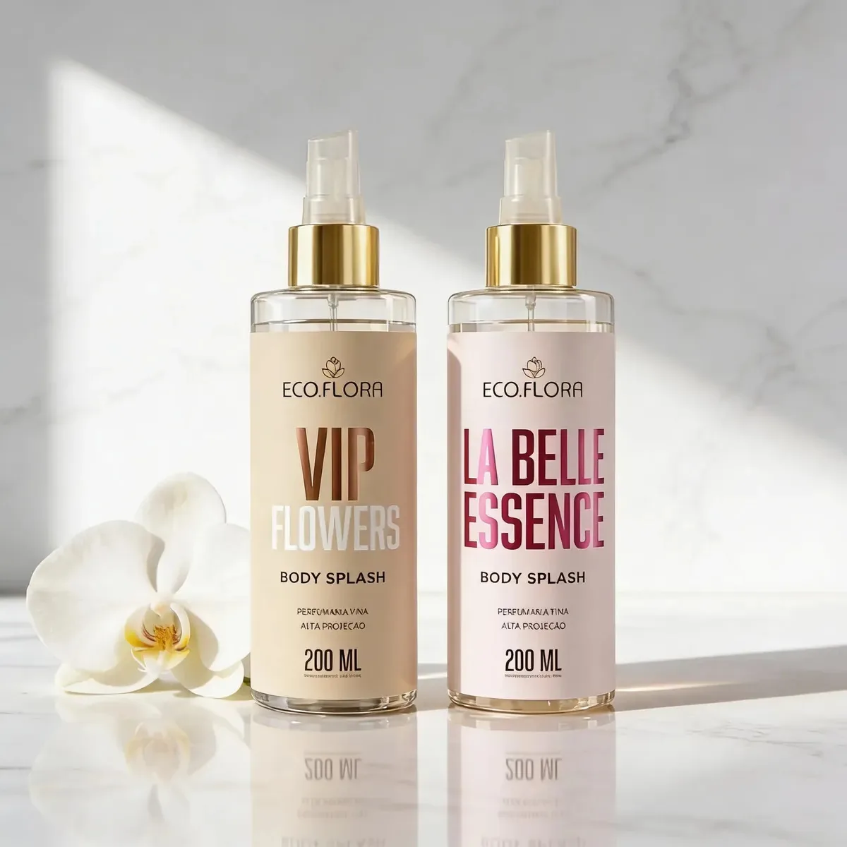 2 Body Splash Feminino 200ml Doce Marcante Fixação