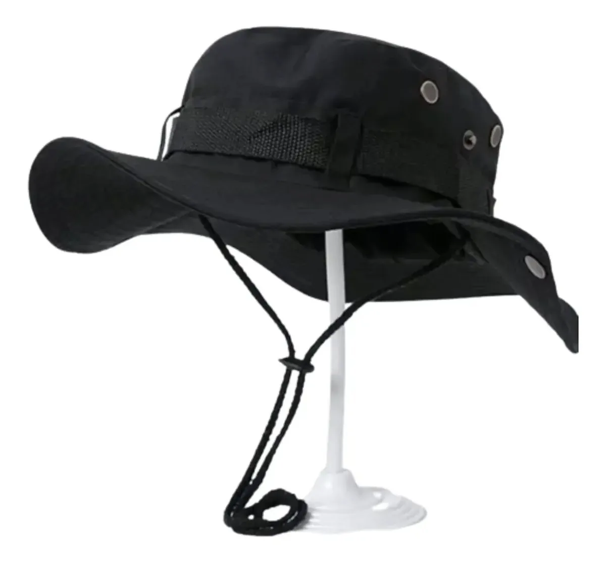 Chapéu Camping Caça Esportivo Pescador Militar Tático Pre Preto Un