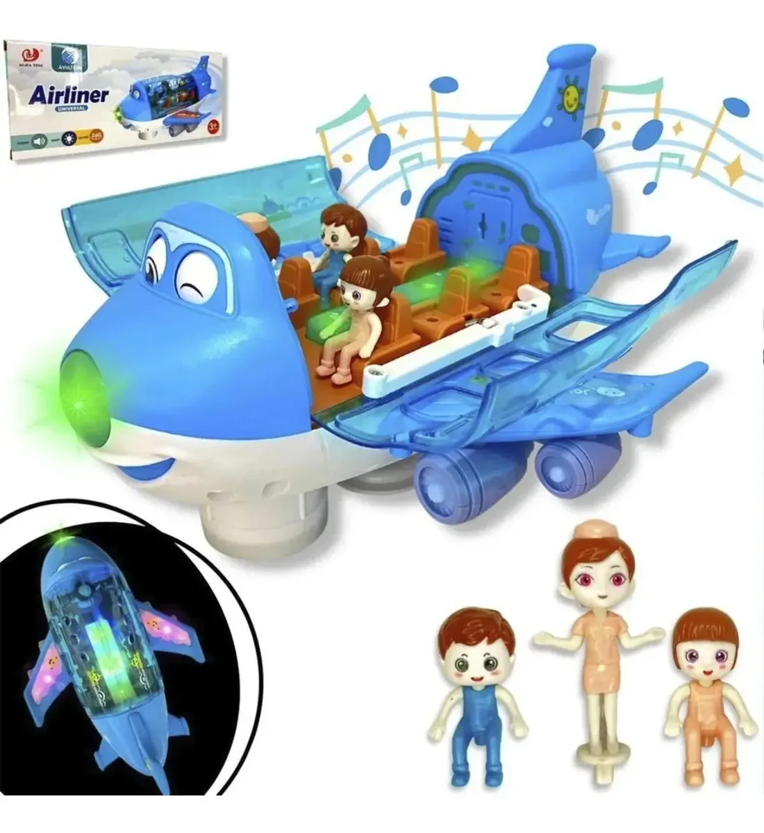 Brinquedo Avião Infantil Meninos Acessórios Imediata