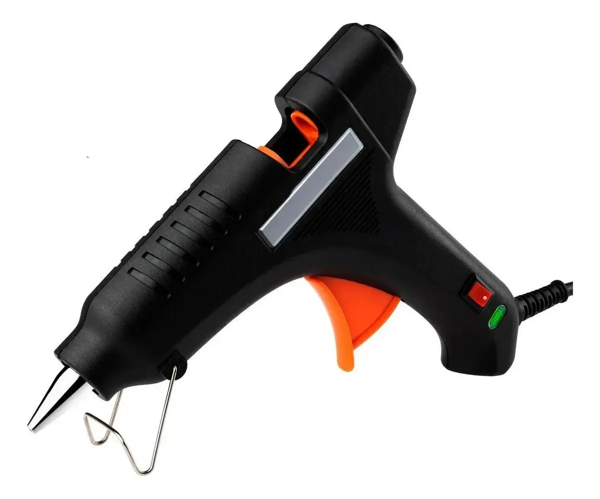Pistola Cola Quente 60w Para Trabalhos De Arte E Escola