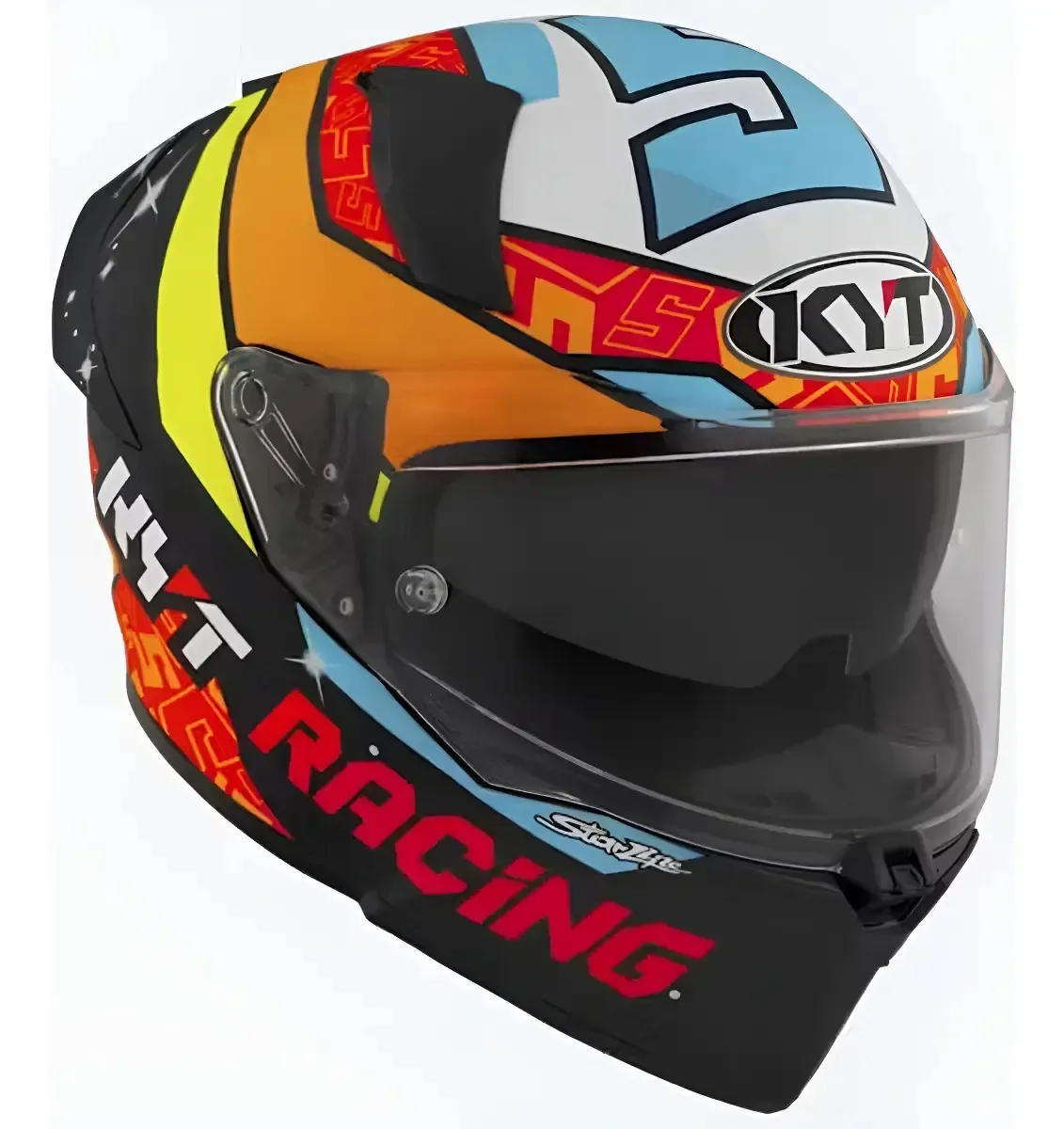 Capacete Moto Kyt R2r Diversos Pilotos Sbk Motogp Fxm Acabamento Brilhante Desenho R2R MAX MASIA Tamanho do capacete 59/60