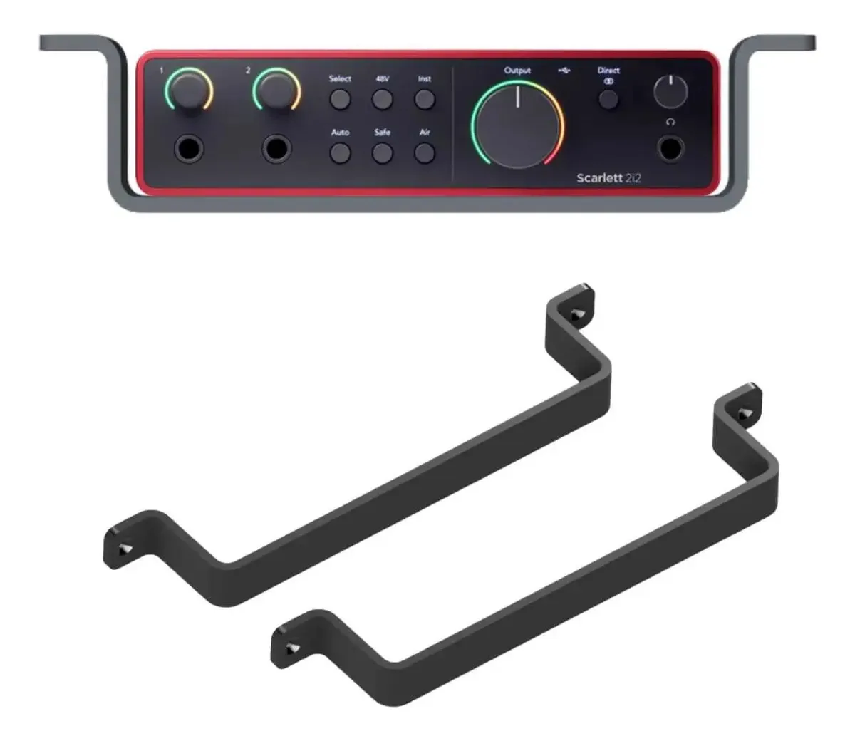 Suporte Para Fixar Focusrite Scarlett 2i4 4o Geração Preto