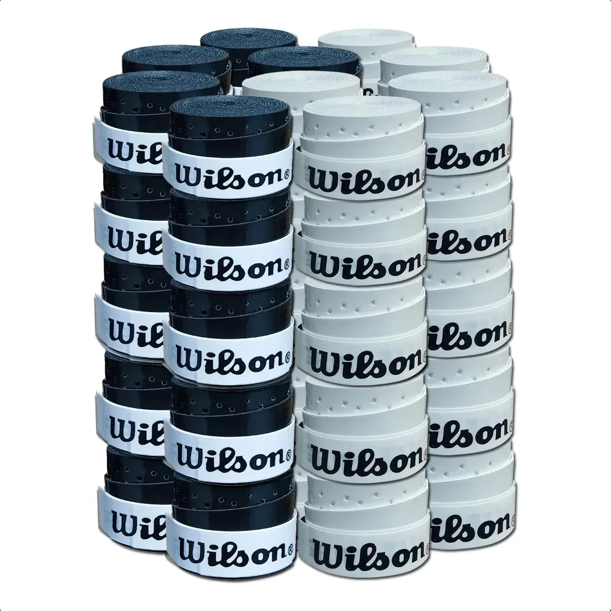 50 Overgrip Wilson Beach Tennis Padel Badminton Pickleball 25 Preto E 25 Branco
