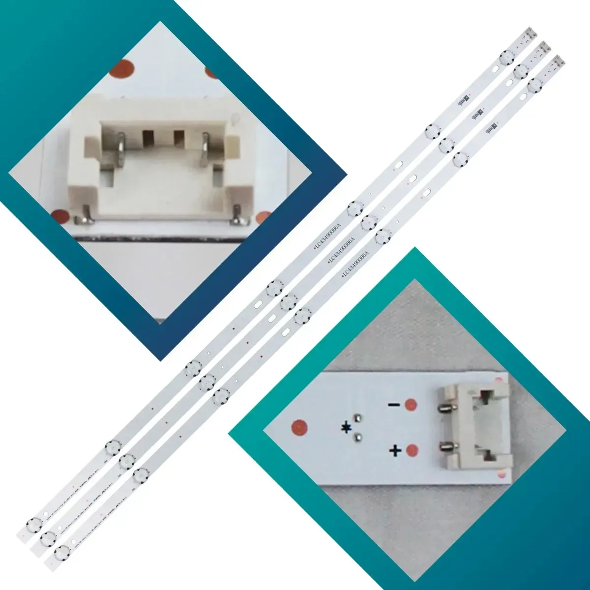 Kit de 3 Barras LED GOIASERVICE para TV de 43" (83 cm)