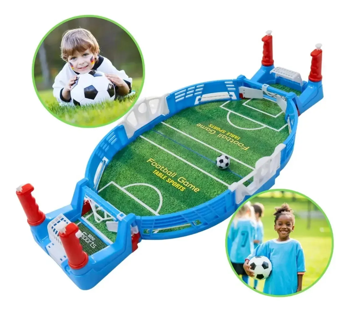 Jogo Futebol Pebolim Pinbal Infantil Grande Menino Brinquedo Arena Gol Jumbo
