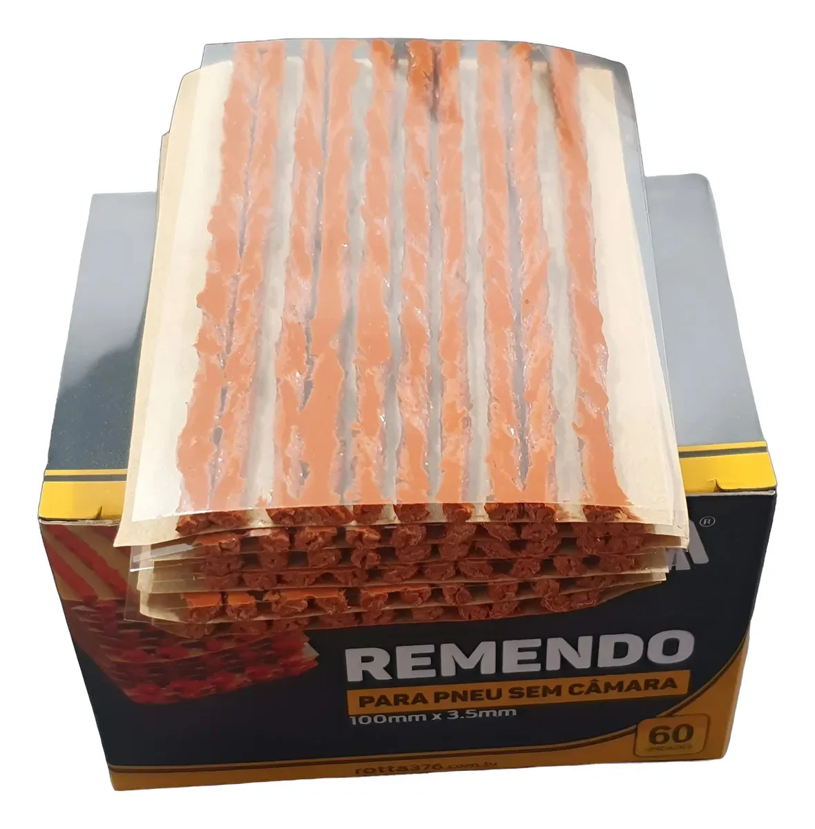 Refil Moto Tipo Macarrão 3mm Top Rubber 60 Consertos