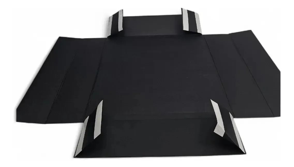 Caixa De Presente 50x50x10 Dobravel Preta Casamento Padrinho Preta-comlaço