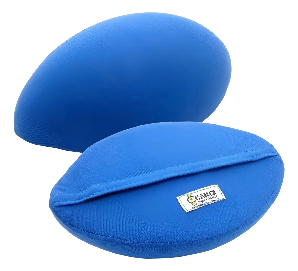 Tatu Espuma Apoio Pescoço Lombar Pilates E Postura Conforto Cor Azul