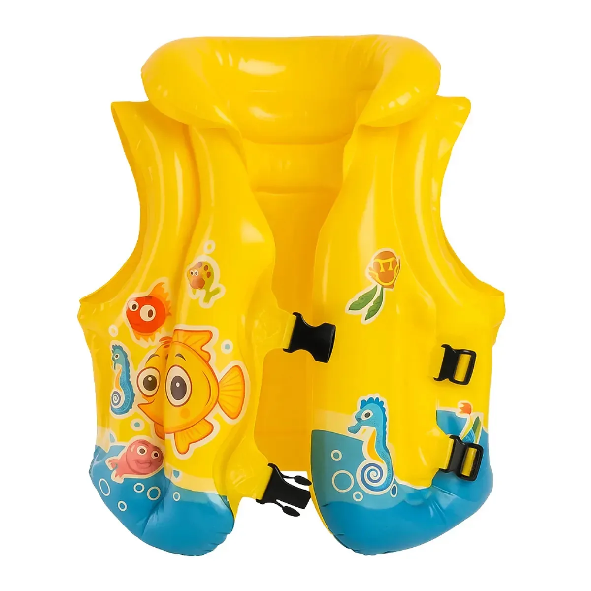 Colete Salva-Vidas Infantil WISMIB para Flutuação na Água Amarelo