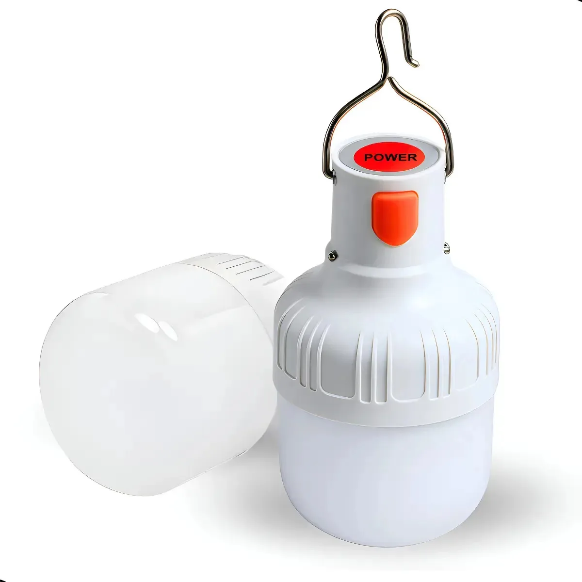 Lâmpada Bulbo Led Recarregável Emergência Recarregável 15w Branco