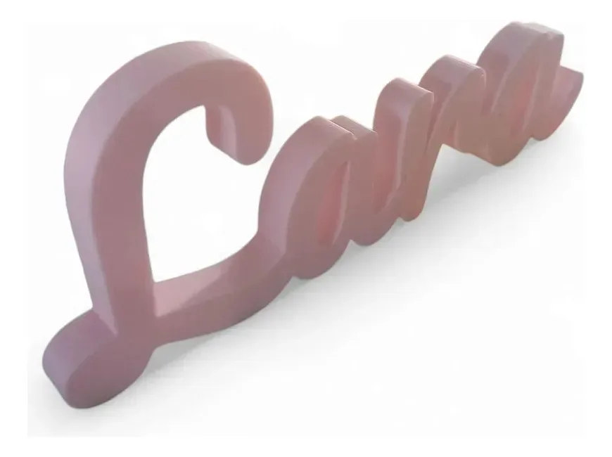 Nome Personalizado 3d Quarto Bebê Infantil Decoração 25cm Cor roxo