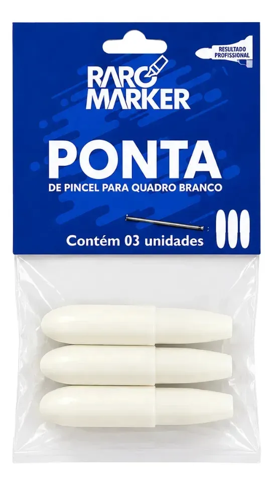 Kit 3, 12 Ou 24 Pontas Reposição Para Marcador Raro Marker 3 Pontas