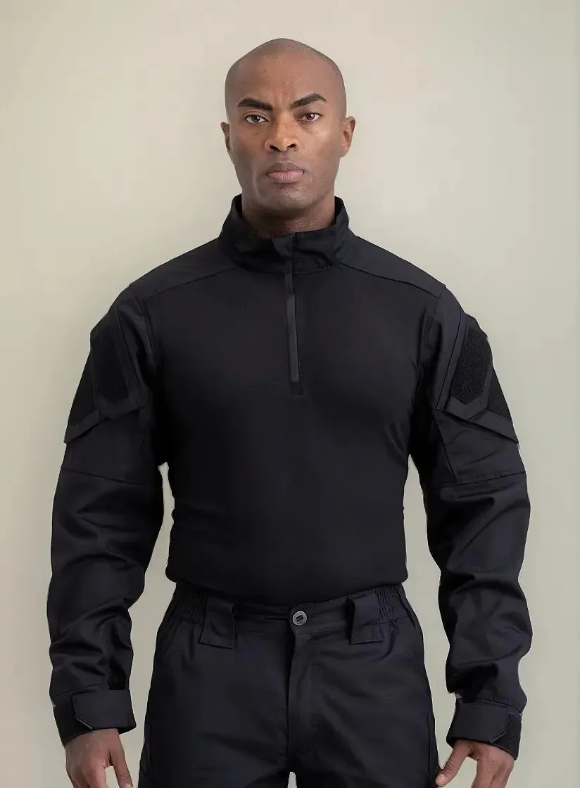 Camisa De Combate Combat Shirt Leader Invictus Preta