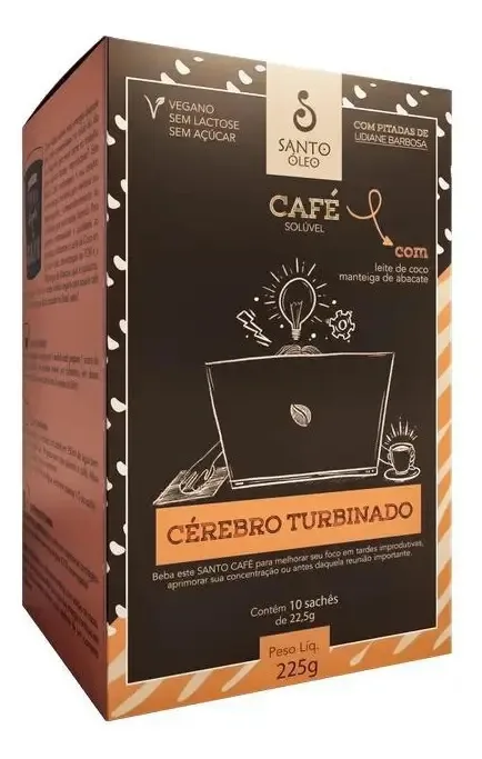 Cafe Vibe Cerebro Turbinado Santo Oleo 22,5g