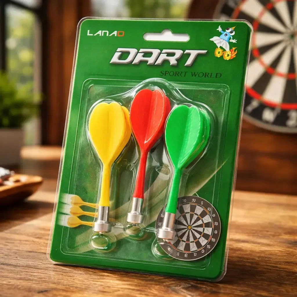 Kit Com 6 Dardos Magnéticos Coloridos Sortida Lisa