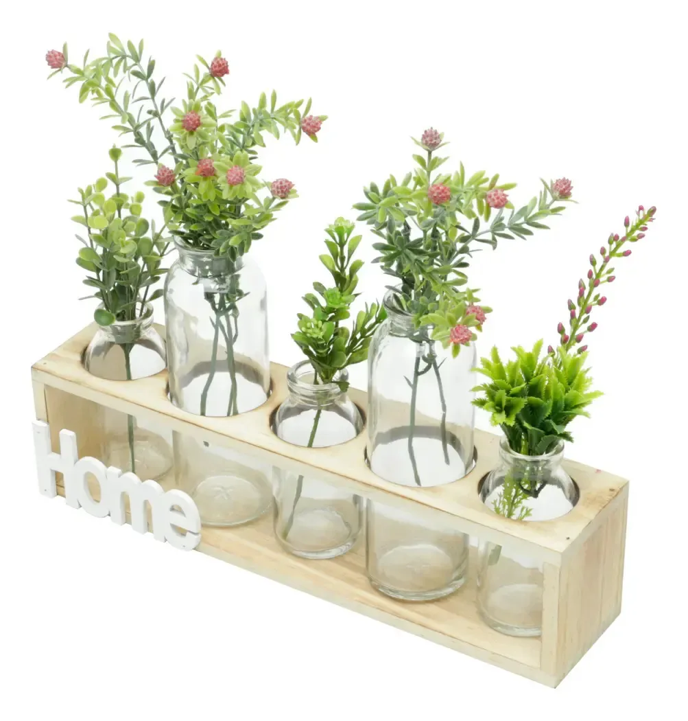 Vaso Decorativo Five Bottles Home