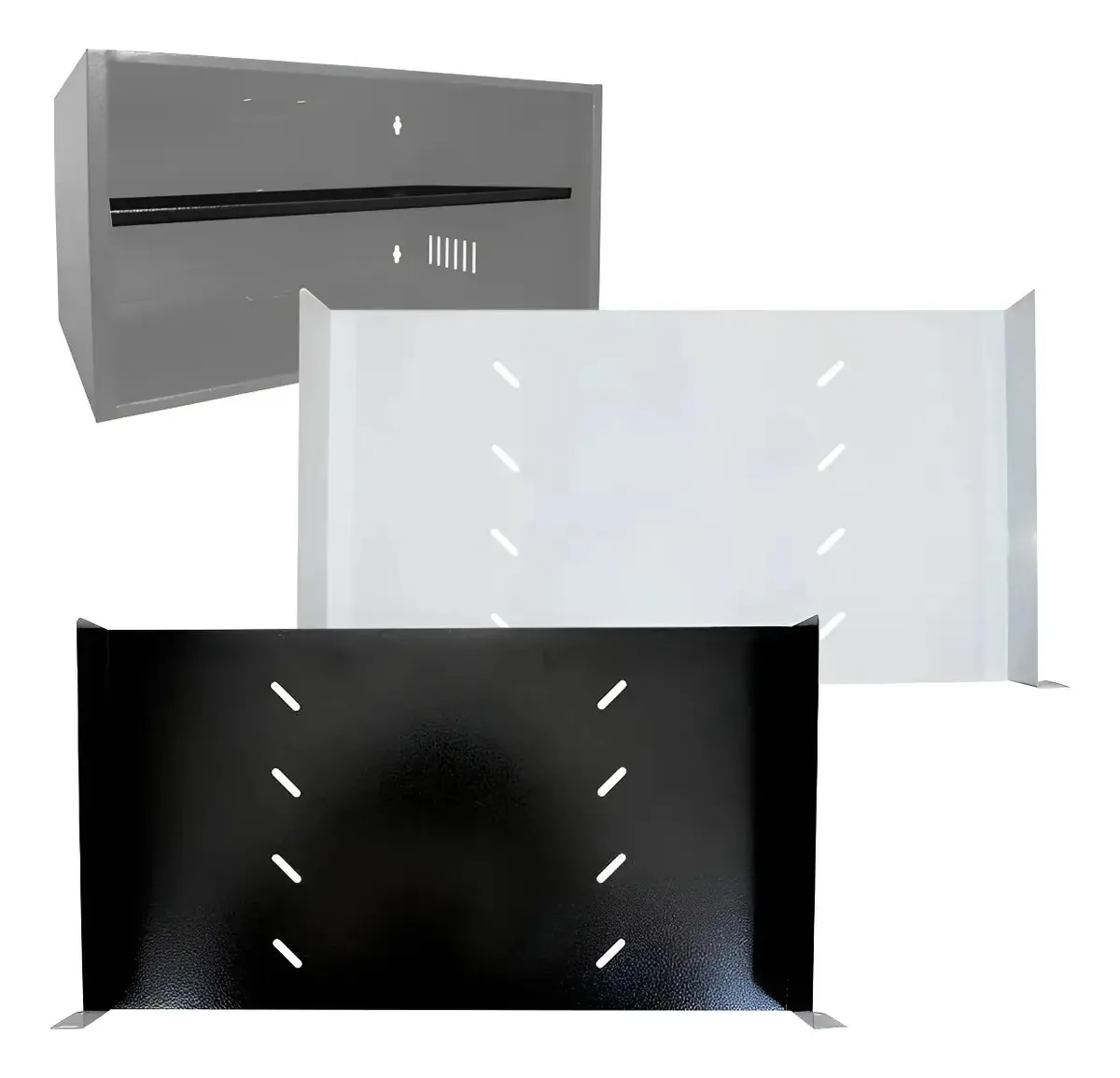 Bendeja P/ Racks Servidor 19 1u Chapa De Aço 250mm Sistemas Cor Branco