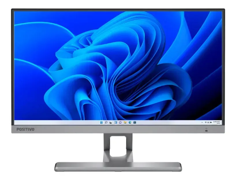 All In One Positivo 23.8 Fhd Intel Core I3-1315u 8gb W11pro Prata