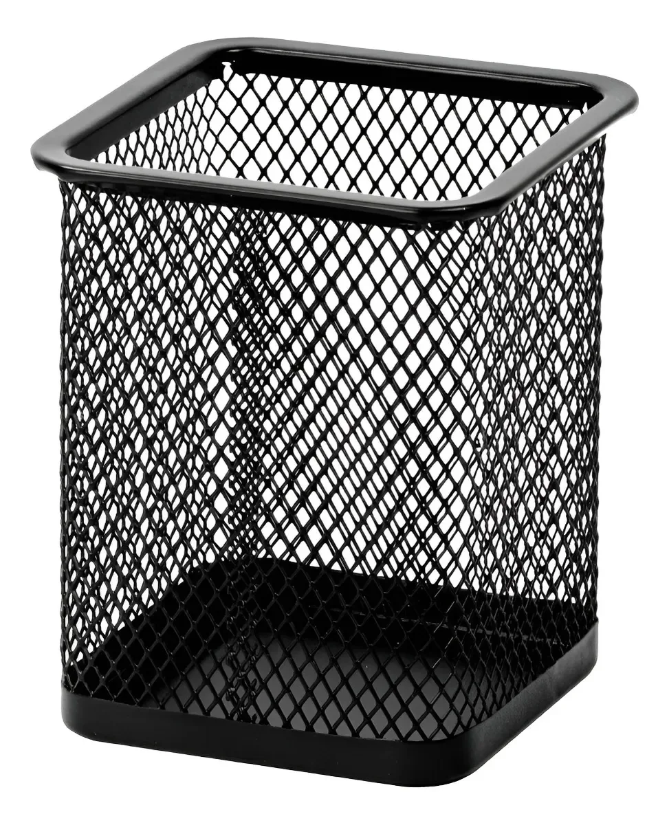 Porta Caneta Metal Quadradoo 8x10cm Rt9205