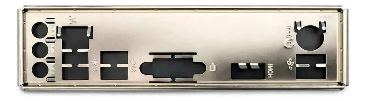 Espelho Traseiro para Placa-Mãe Asus H510 Prata