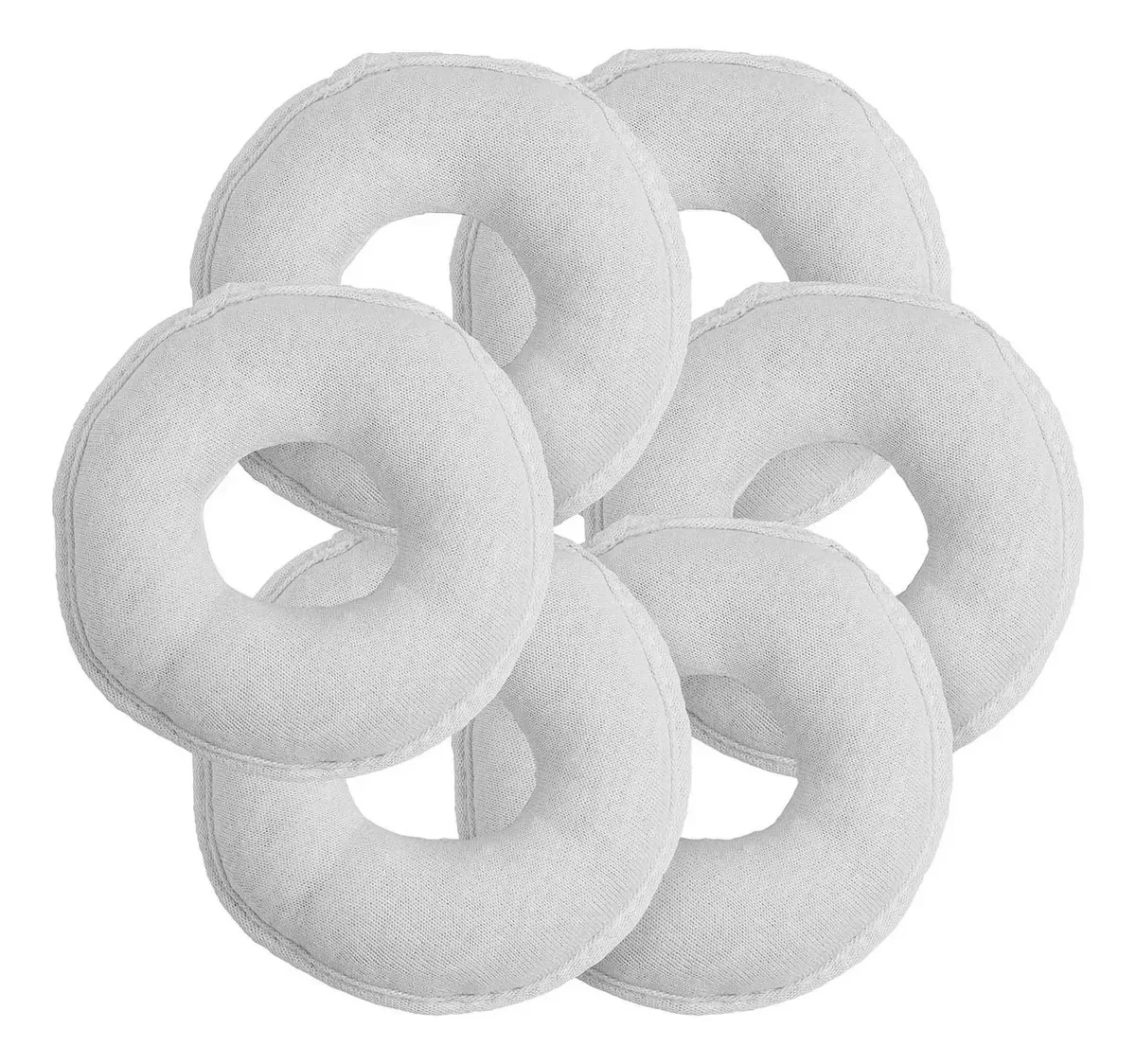 Rosquinhas Protetoras De Seios 6 Unidades Baby Joy Branco