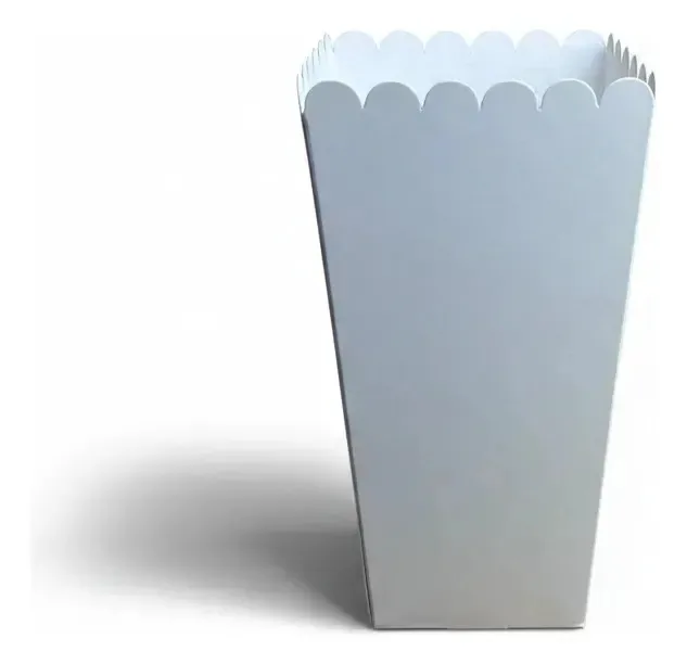 Embalagem Mini Para Pipoca - 200un Branco