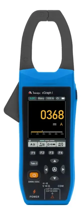 Alicate Amperímetro Digital Minipa CGRAPH I c/ Osciloscópio e True RMS