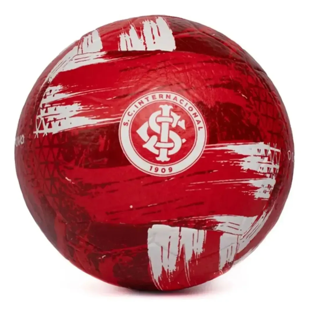 Mini Bola De Futebol Internacional Licenciado Dualt Vermelho