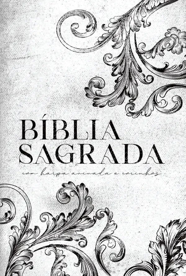 Bíblia Arc Ornamentos Branca - Letra Gigante: Com Harpa Avivada E Corinhos, De Maquinaria Sankto. Editorial Maquinaria Editorial, Capa Dura, Edição 1 Em Português, 2024
