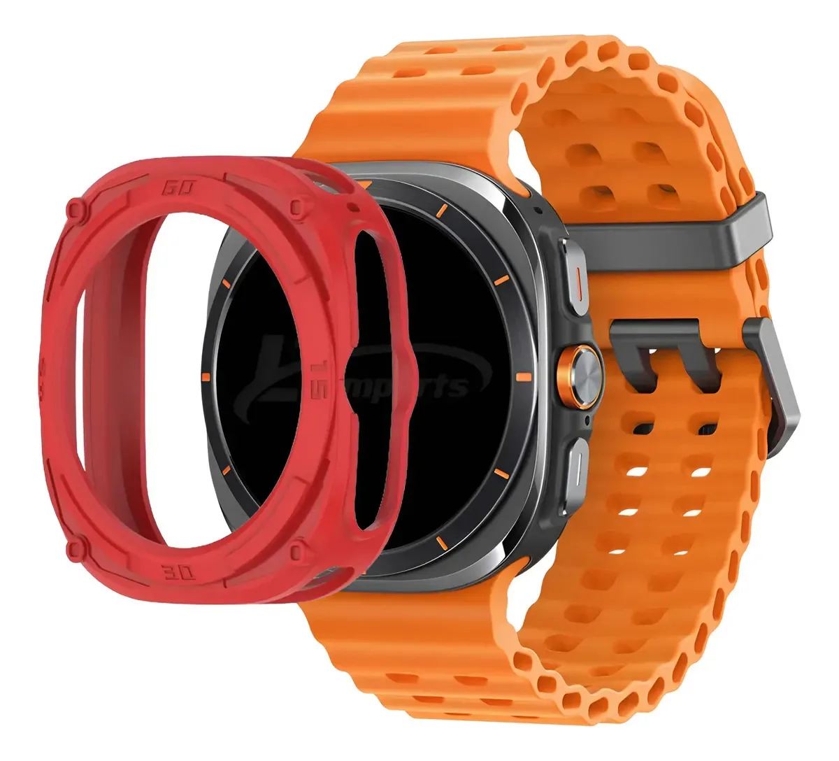 Protetor de tela para smartwatch LTimports Capa protetora para smartwatch selecionar cor no anuncio 4.7cm - x1 unidades