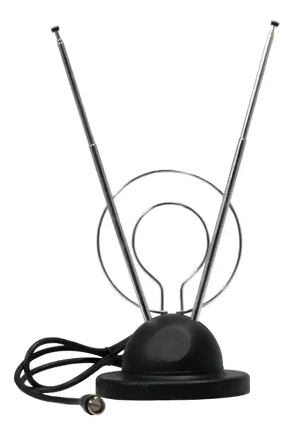 Antena Tv Interna Digital Cabo C/engate Rápido Technosat 303 Preto