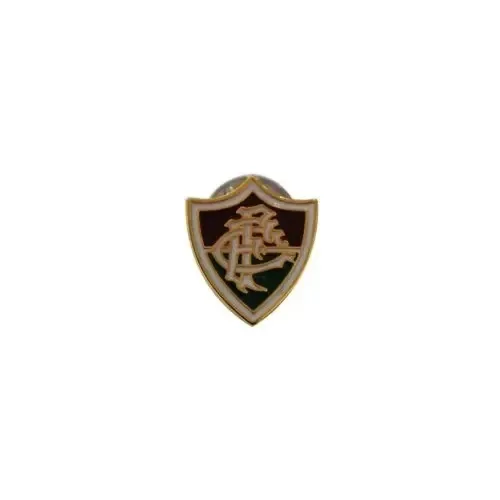 Boton Fluminense Escudo Dourado Dourado