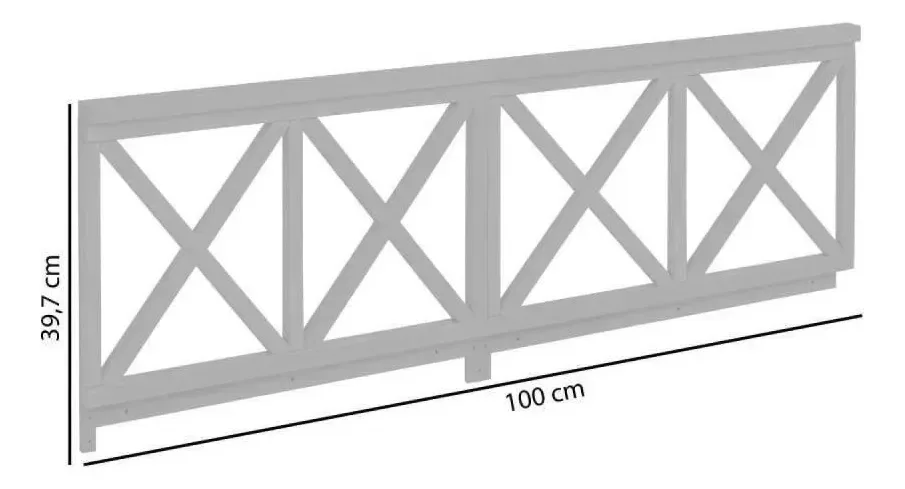 Grade de segurança para portas e escadas metal Casatema CT-1075-2022 cor cinza de 100cm ATÉ 100cm de largo - altura de 115cm
