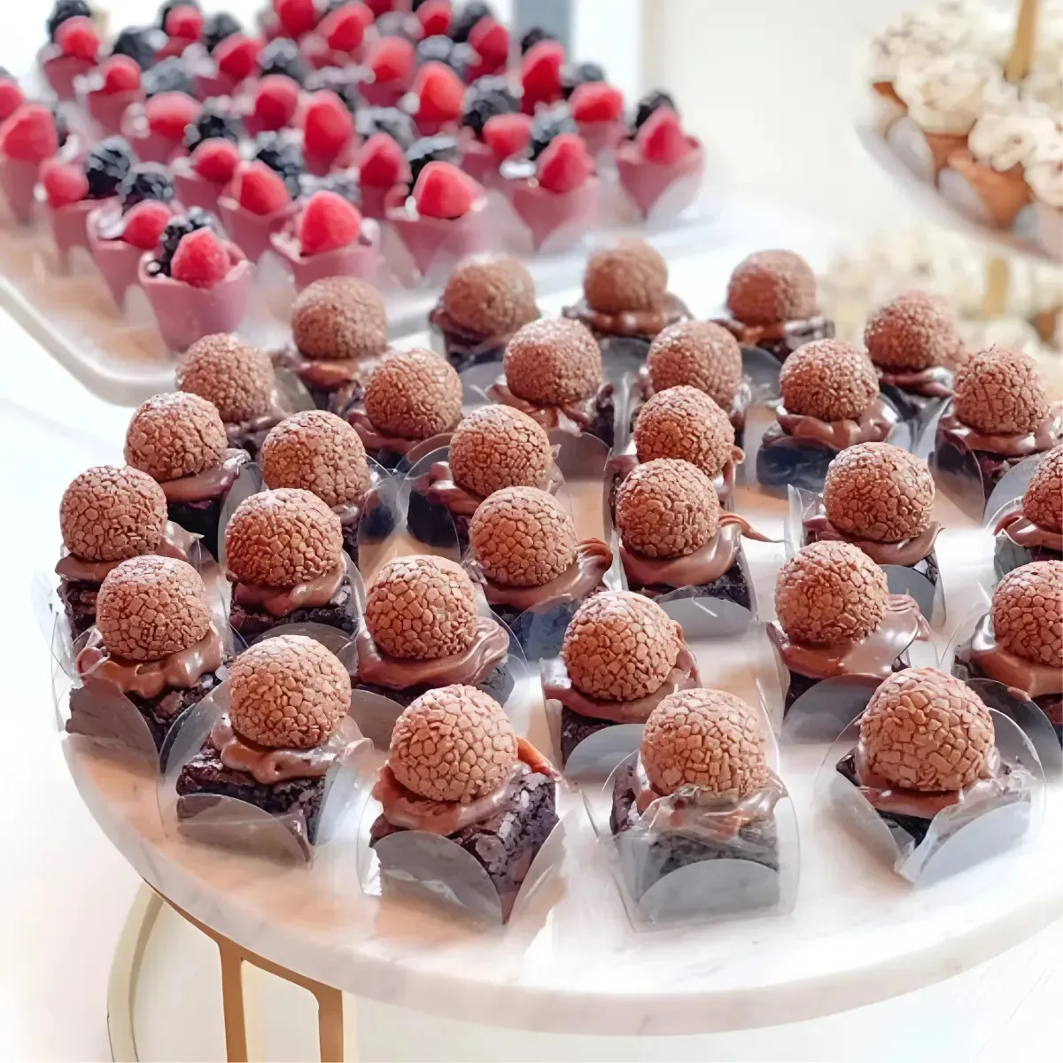 100/400 Forminhas Doces 4 Pétalas Acetato Casamento 400 Forminhas