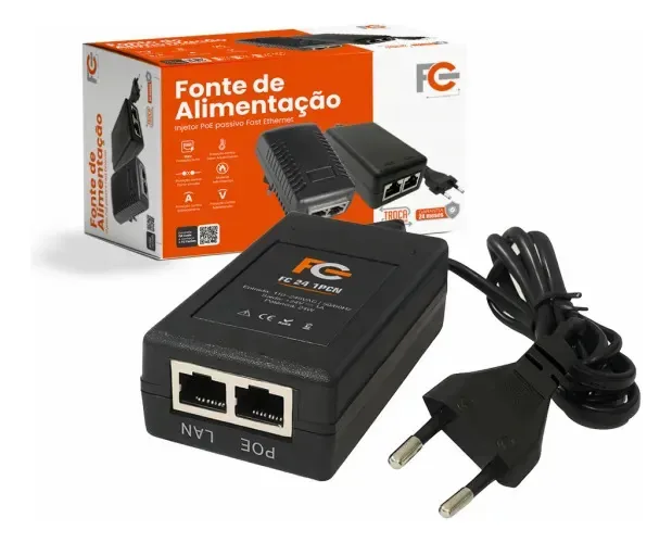 Fonte 24v Fc241pcn Injetor Poe Desktop 1a Fc 127/220v