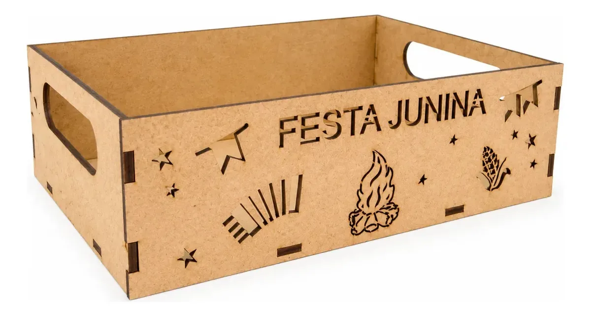 Kit 10 Bandejas MDF Festa Junina Mesa De Doces