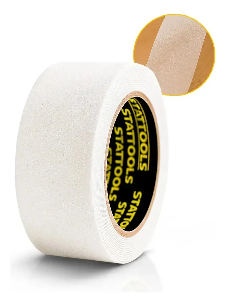 Fita Adesiva Antiderrapante 50mmx5m Piso Escada Adesiva Pro Cor Transparente