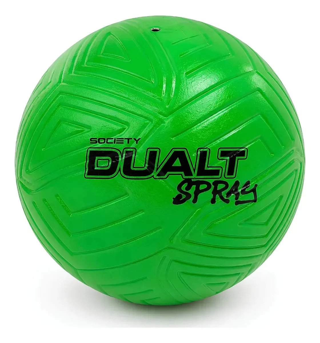 Bola De Futebol Society Dualt Spray Verde/prata
