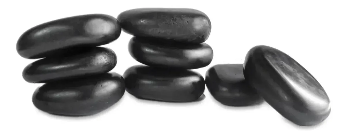 Kit 8 Pedras Quentes Vulcânicas Grandes Para Massagem Saude