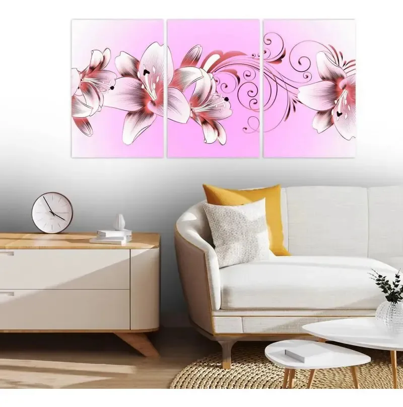 Quadros Decorativos Kit 3 - Flores