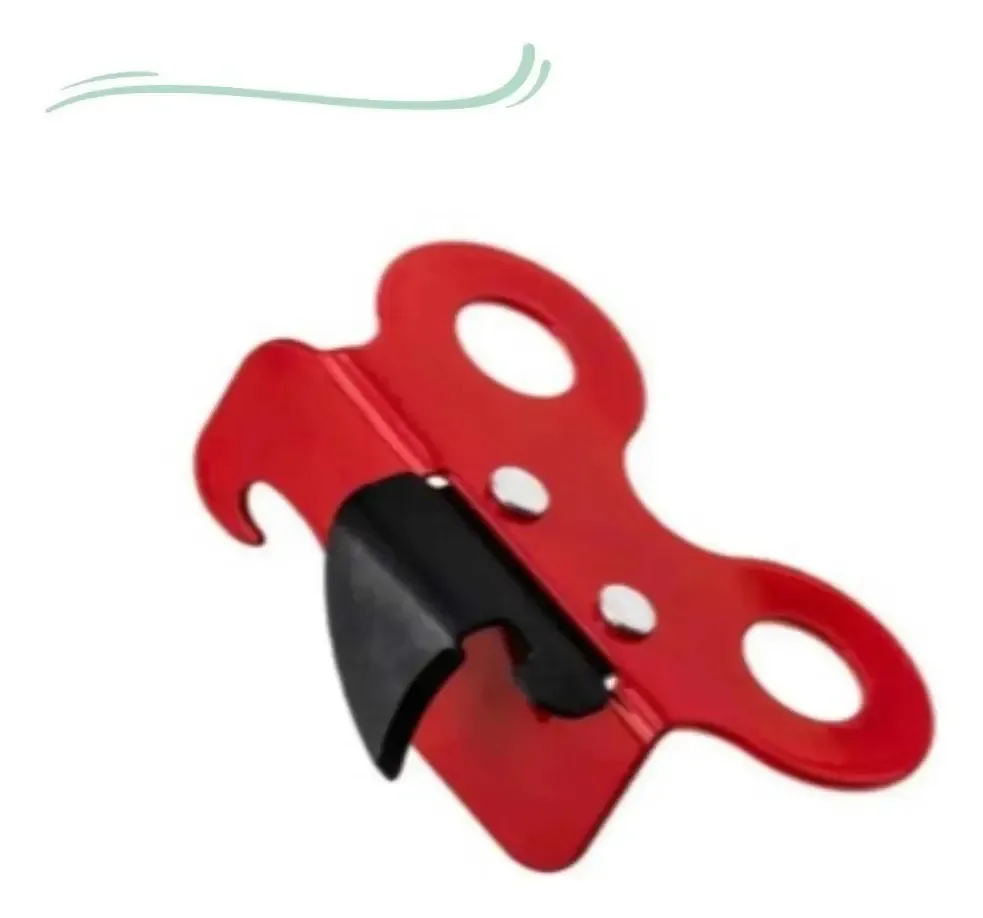 Abridor De Latas Em Inox Vermelho Modelo Borboleta