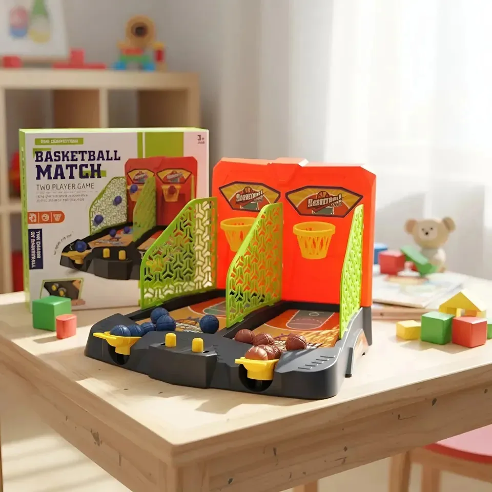 Brinquedo Jogo De Basquete De Mesa Duplo Infantil - Xcell