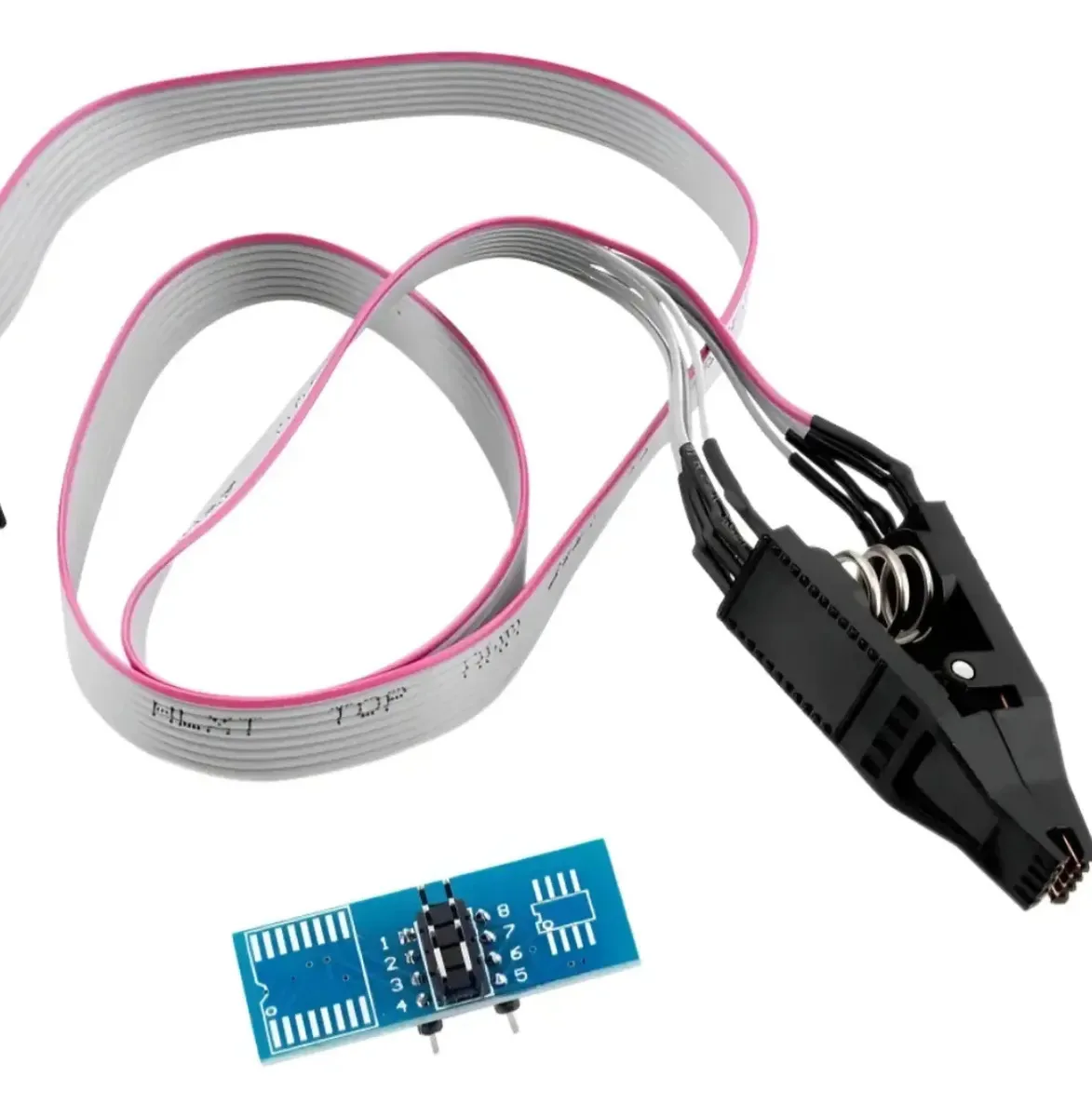 Alicate Pinça Clip Soic8 Soic Dip8 Adaptador Com Cabo